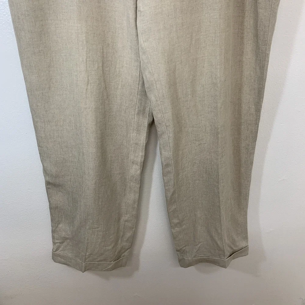 Vintage Hertling Mens Pants Trousers Size 40 Straight Leg Cuff‎ Flat Front USA